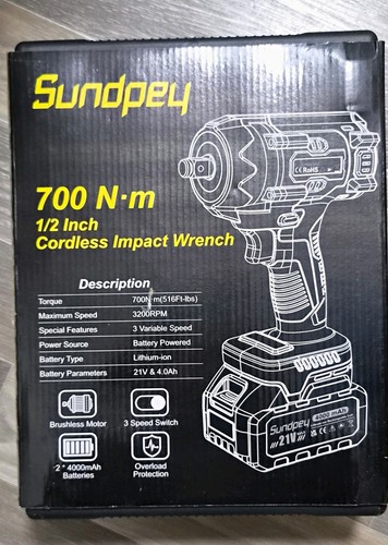 Sundpey akku schlagschrauber - sundpey, akku-schlagschrauber
